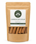 Sachet kraft refermable — Cannelle de Ceylan de Madagascar en bâtons