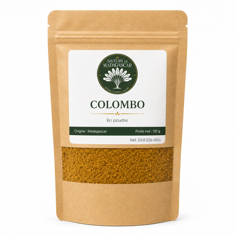 Sachet kraft refermable de 50 g — Colombo de Madagascar