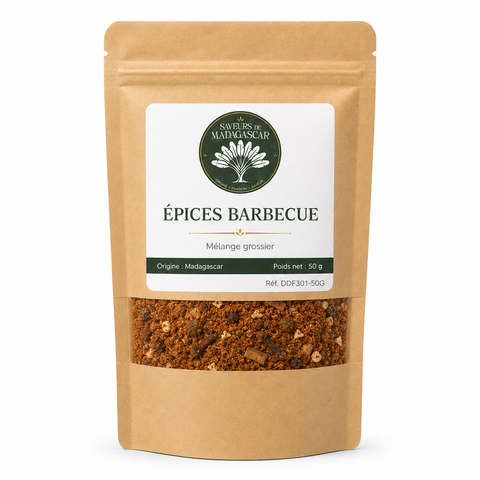 Sachet kraft refermable de 50 g — Épices barbecue de Madagascar
