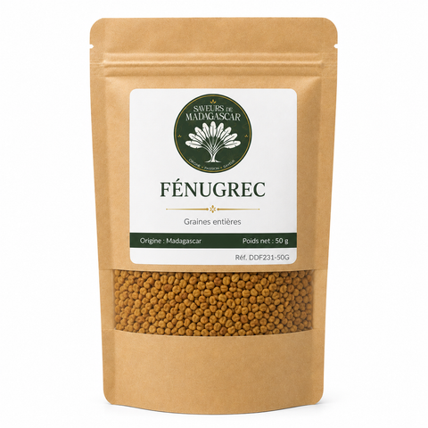 Sachet kraft refermable de 50 g — Fénugrec de Madagascar