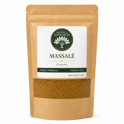 Sachet kraft refermable de 50 g — Massalé de Madagascar