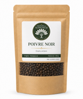 Sachet kraft refermable de 50 g — Poivre noir de Madagascar en grains