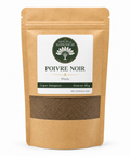 Sachet kraft refermable de 50 g — Poivre noir de Madagascar moulu
