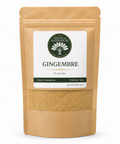 Sachet kraft refermable de 50 g — Poudre de gingembre de Madagascar
