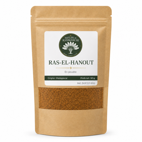 Sachet kraft refermable de 50 g — Ras-el-hanout de Madagascar